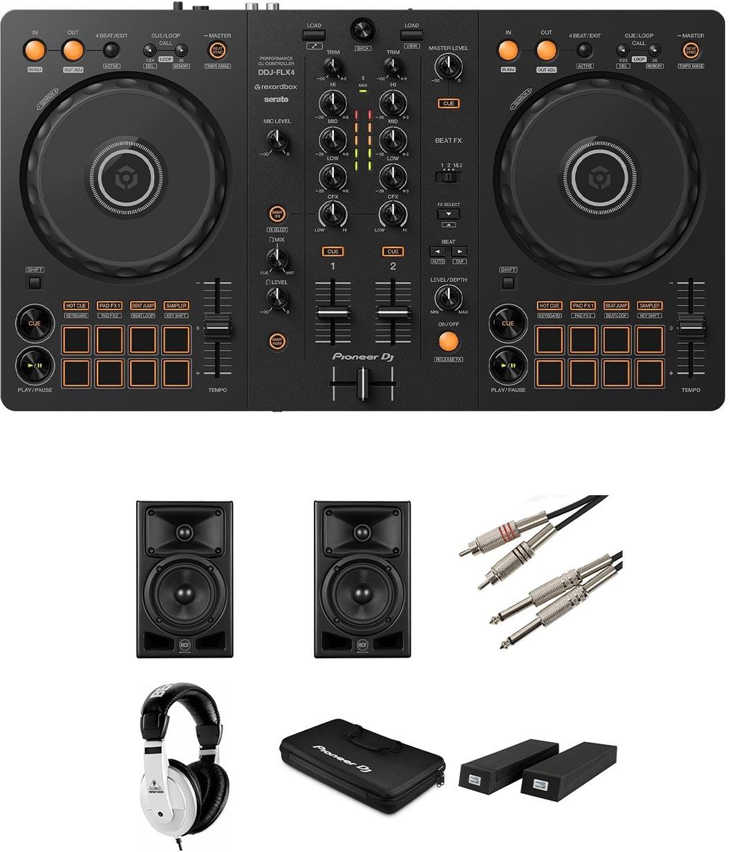 Alpha Theta DDJ-FLX4 & Ayra 5 DJ Bundle 2 - Andertons Music Co.
